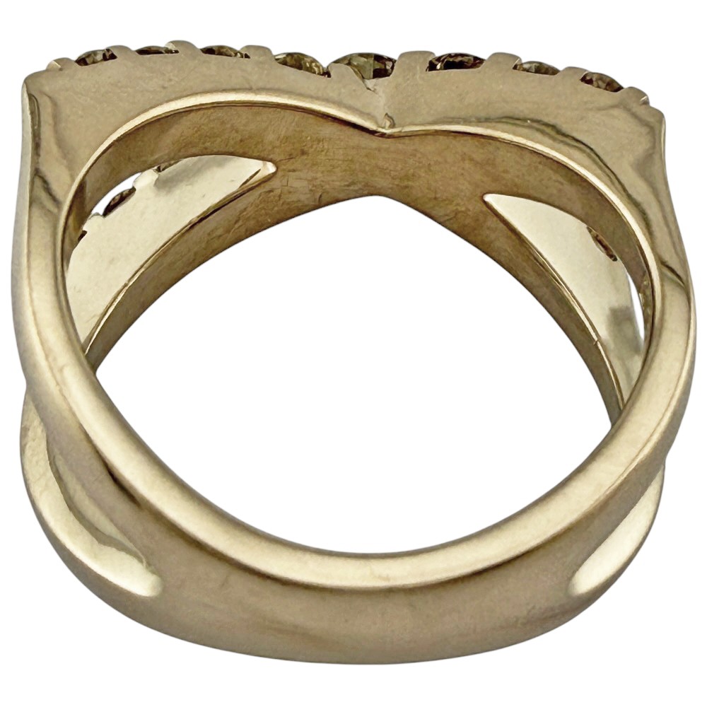 KASHIKEY Ring 12.0 EU12.0 K18 Gold diamond 1.00ct Brown Gold Brown Diamond used