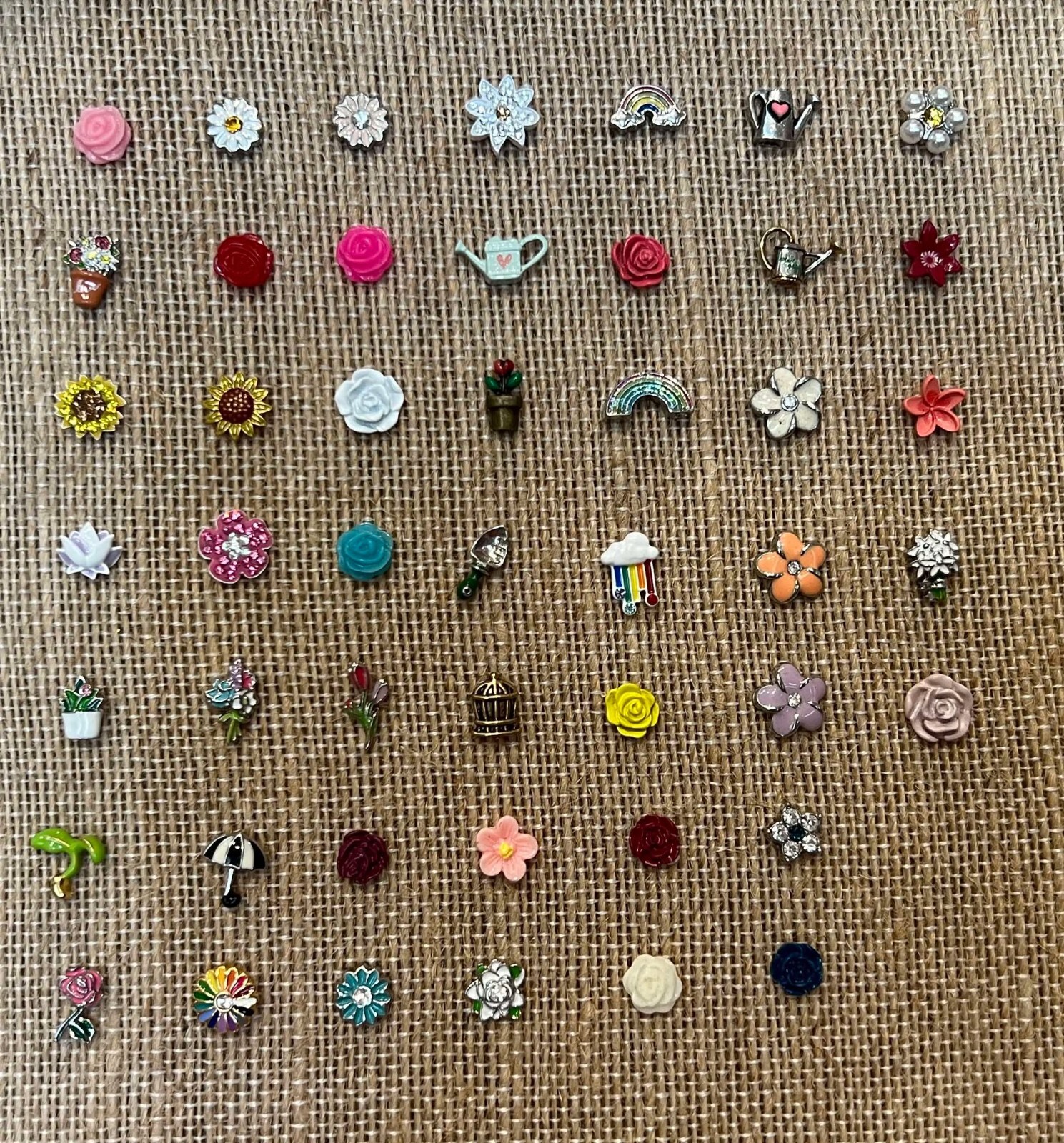 Authentic Origami Owl Charms FLOWERS RAINBOWS GARDEN NEW