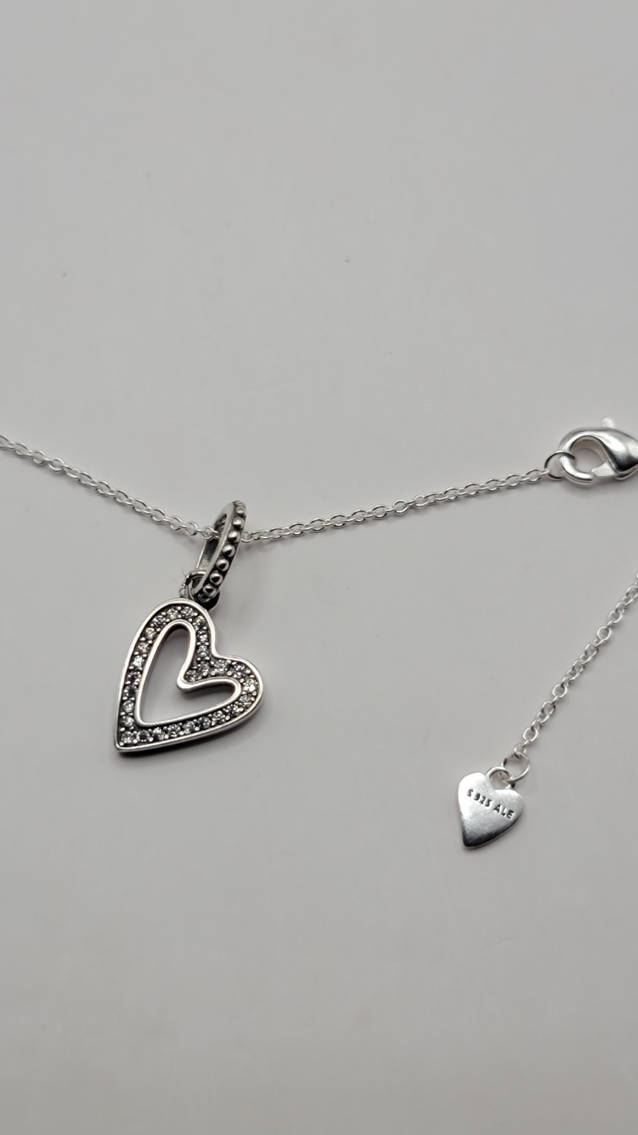 🔅 L’AMOUR 925 Sterling Silver Bunny Hugging Gem Heart Reversible