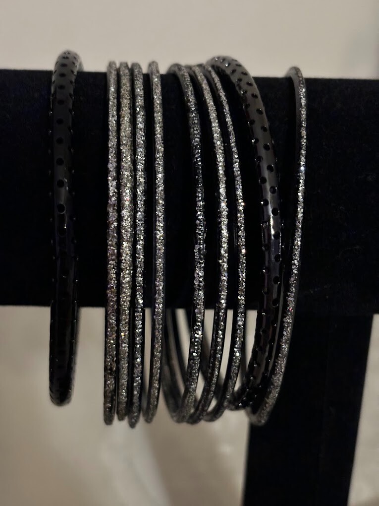 Beautiful Black Color Bracelets (10) for any occasion