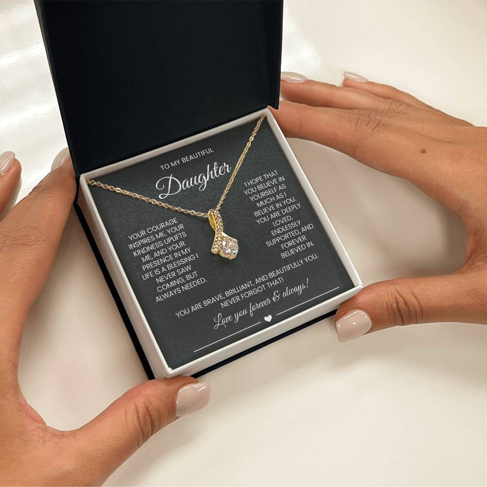 Daughter Alluring Beauty Necklace Gift