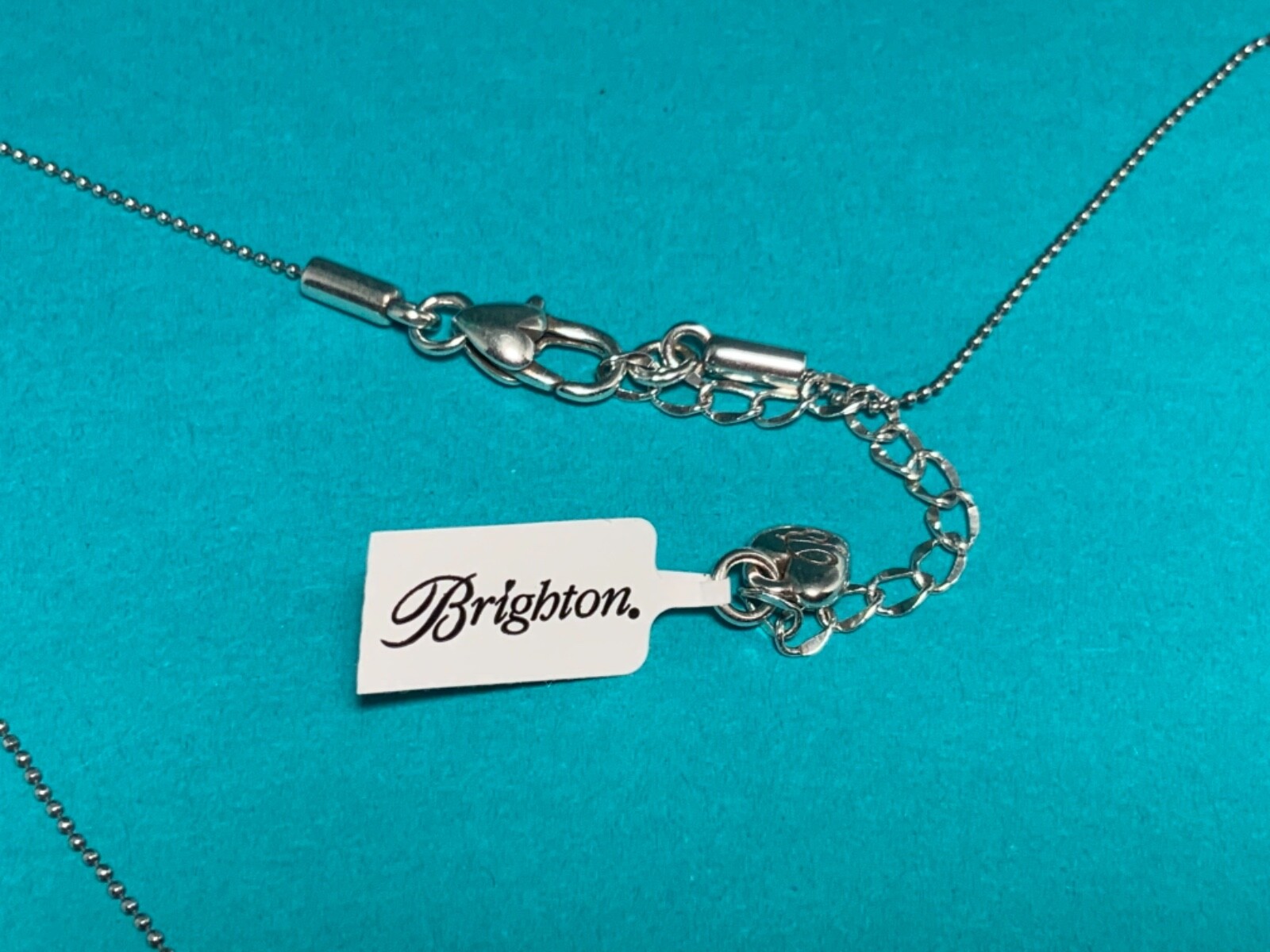 🌸 BRIGHTON Necklace Two Tone Crystal “Cherished Lucky” 16-18” (N12) NWT 🌸