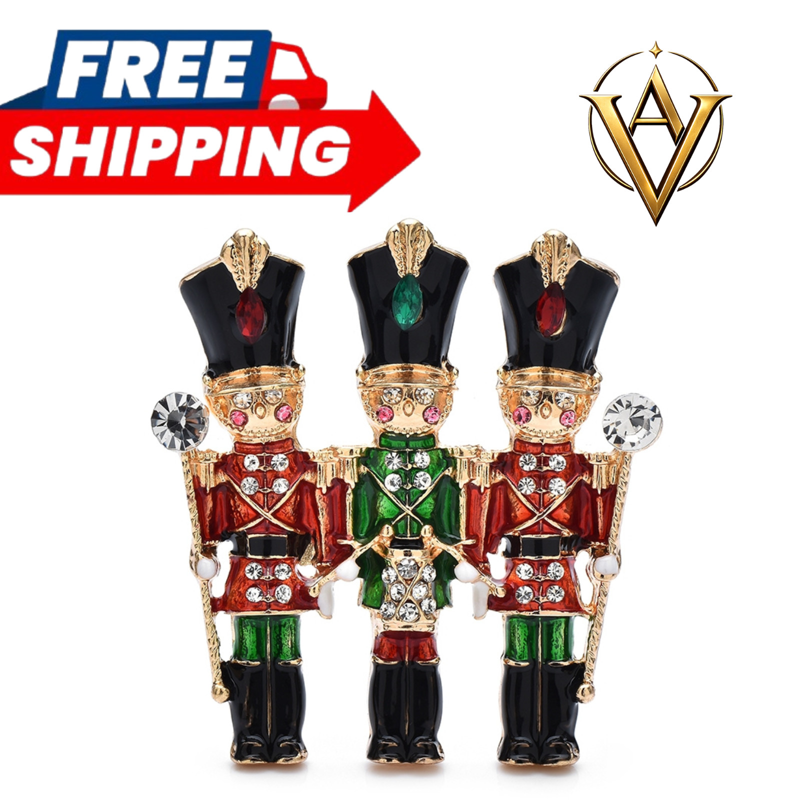 Royal Guard Enamel Brooch Soldier Lapel Pin Metal Badge Hat Jewelry Gift