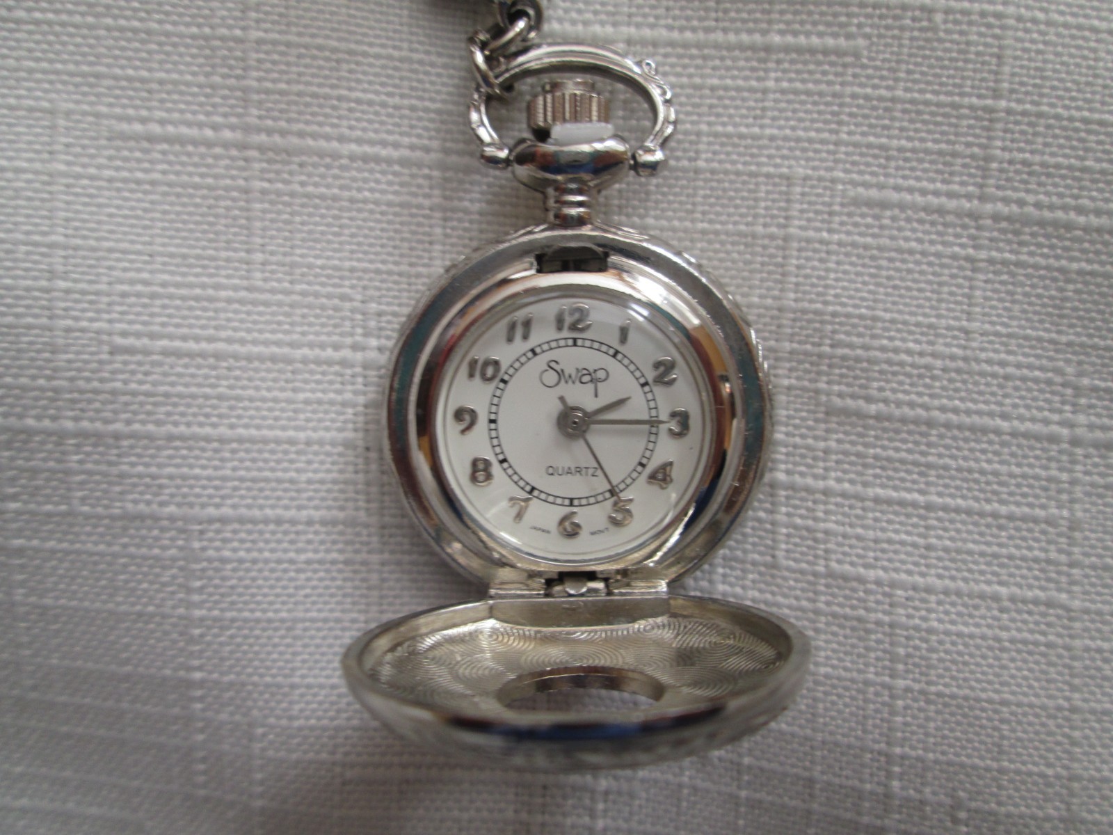 ART BY AMY LABBE UNIQUE BEADED WATCH CLOCK NECKLACE