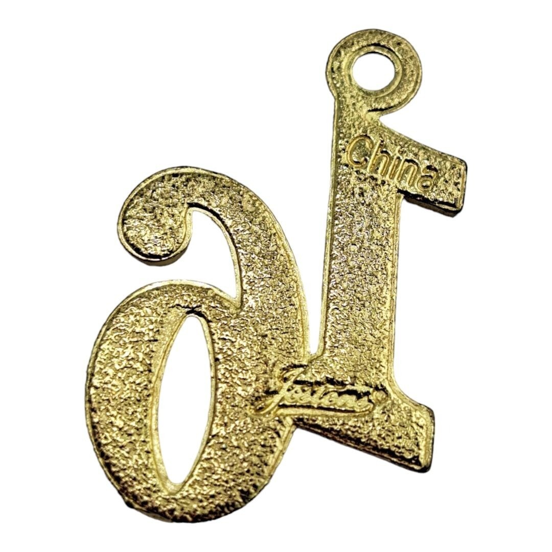 Graduation Tassel Pendant Golden Charm 2011 Jostens Grad, Celebration, Goal A