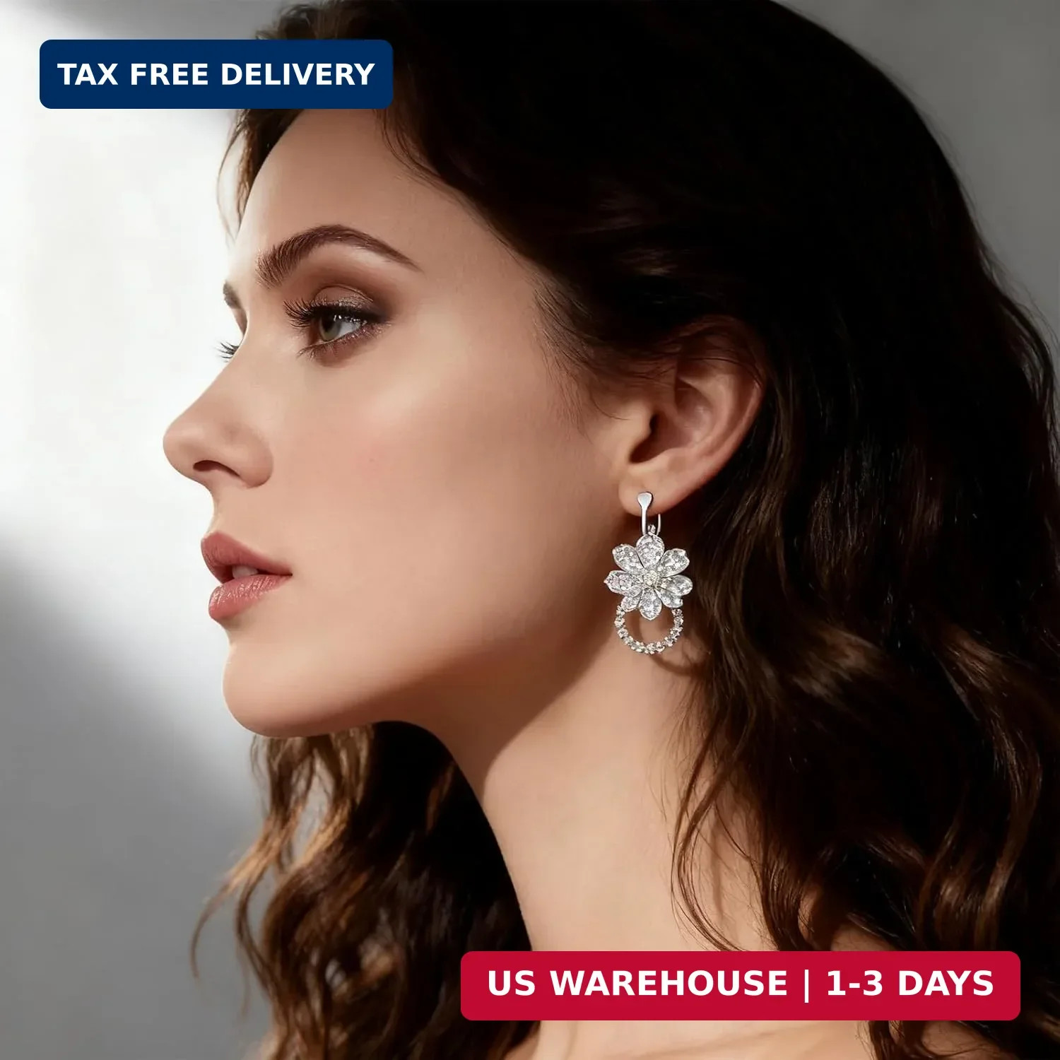 8 Pcs Clip-on Earring Converters with Silicone Earring Pads, Non-Pierced Earring