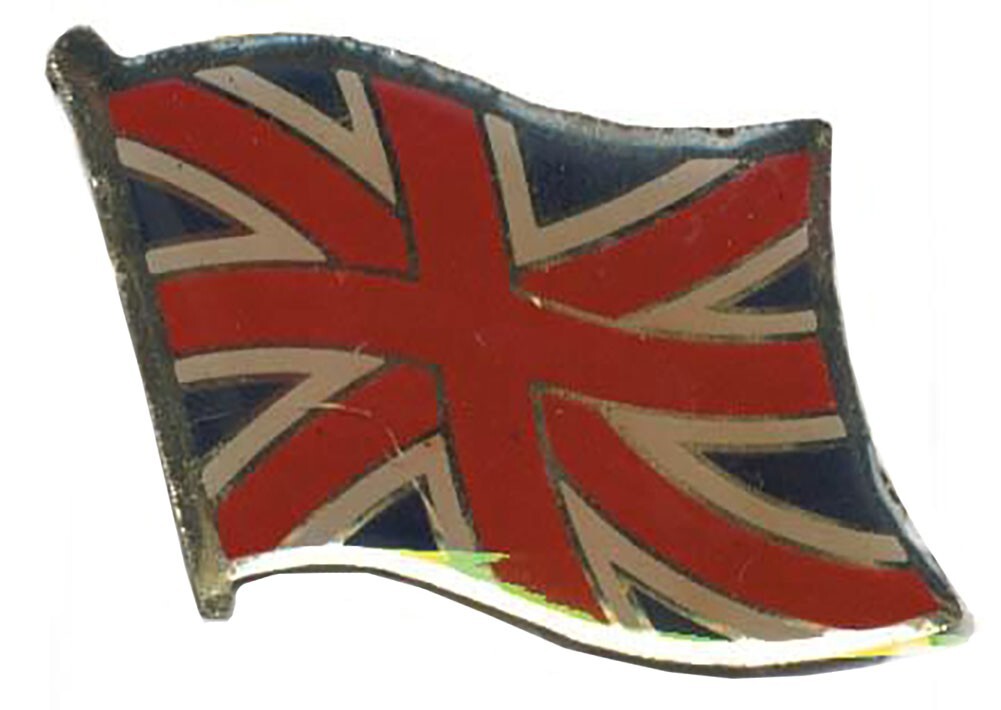 British UK United Kingdom Flag Bike Motorcycle Hat Cap Lapel Pin HP4004