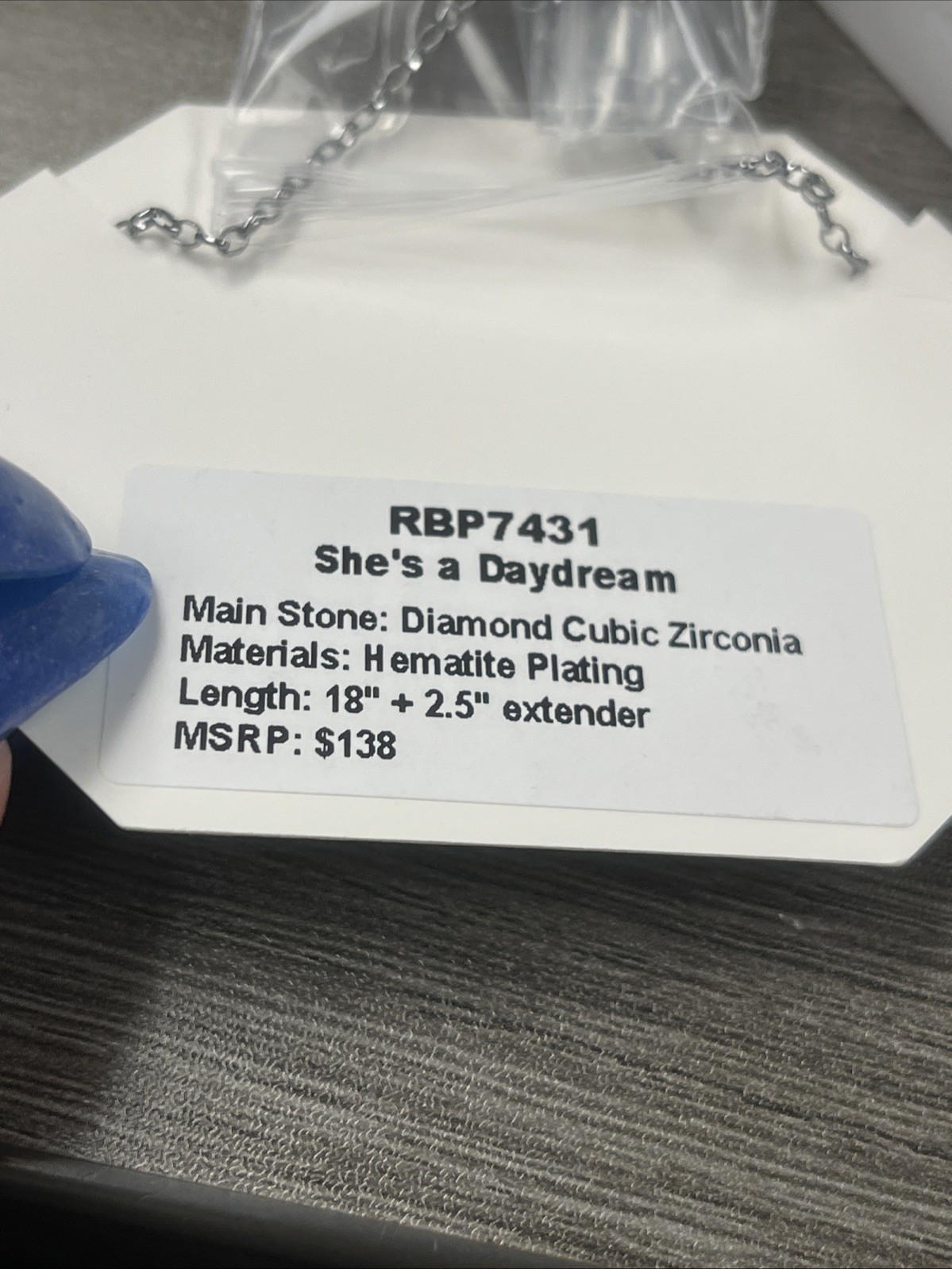 Bomb Party April 2024 RBP7431 ‘She’s a Daydream’ Diamond CZ/Hematite
