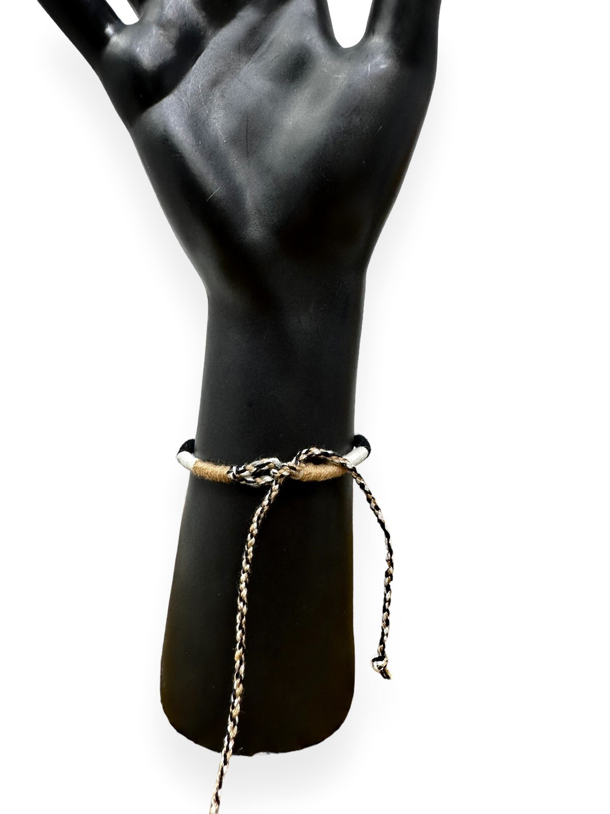 Adjustable Earthy Colors Braided Bracelet | Unisex Boho Style | Cotton Cord 6″-9