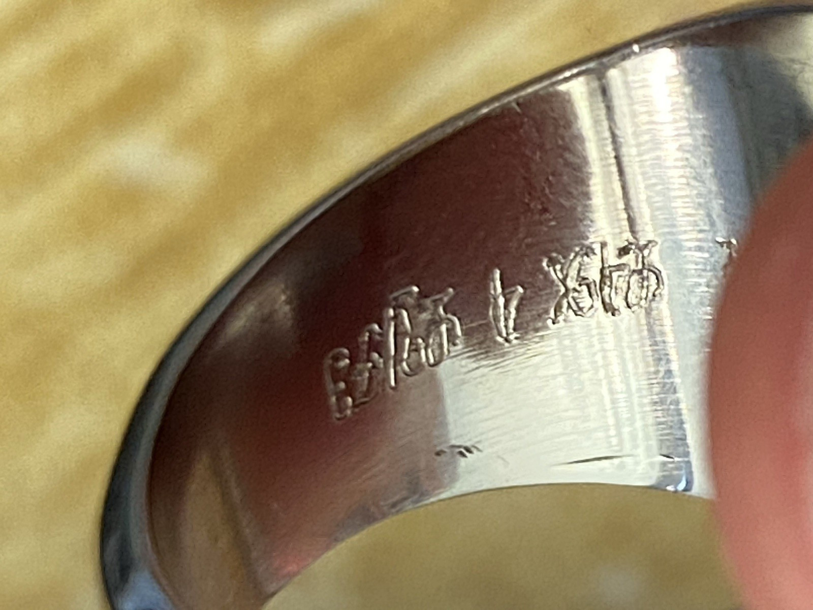 Anthony Wayne Class Ring With Blue Stone Marked LTM