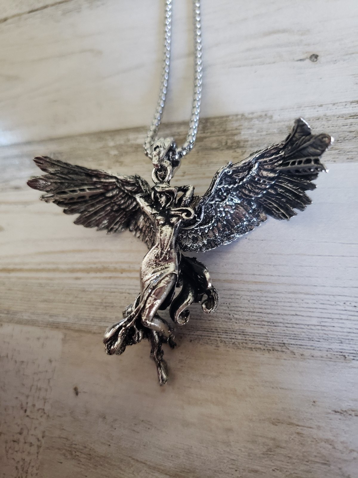 Angel necklace goth love jewelry gothic gift beauty men women love sexy mystical