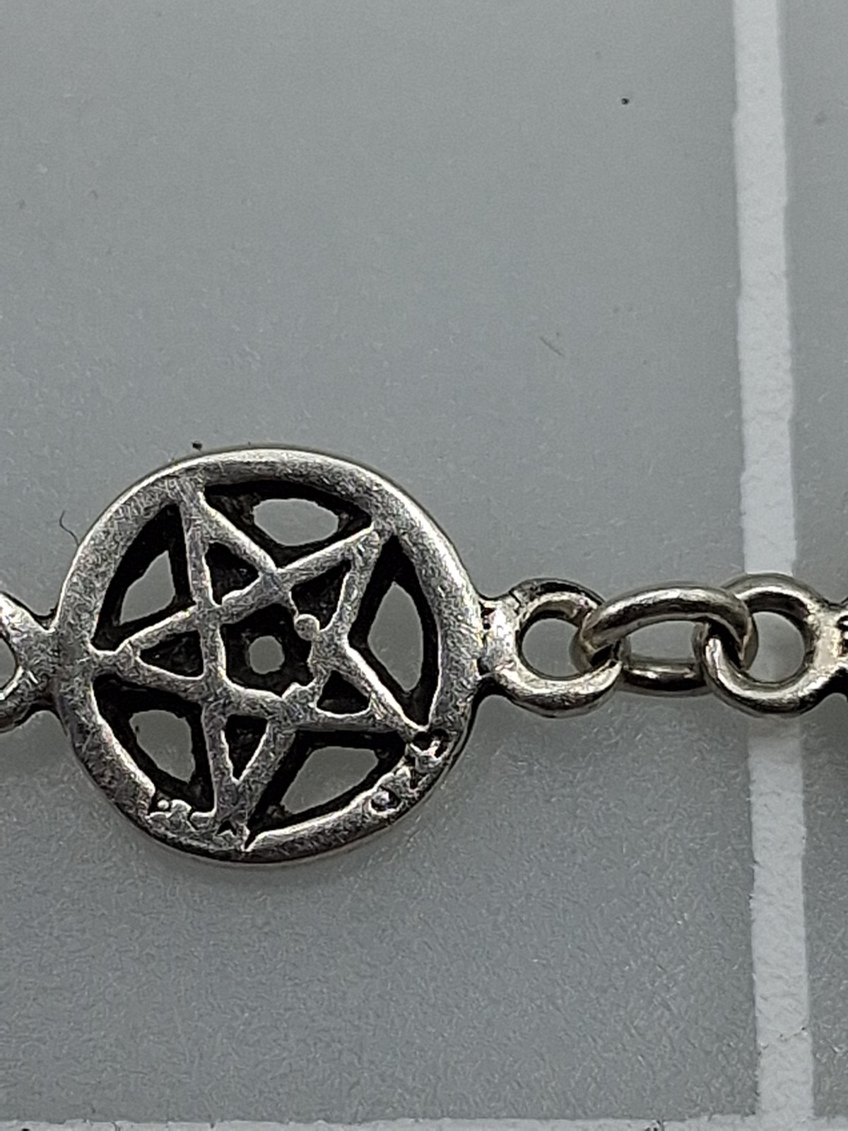 Pentagram 5 Pointed Star Bracelets 92.5 Sterling Silver Jewelry