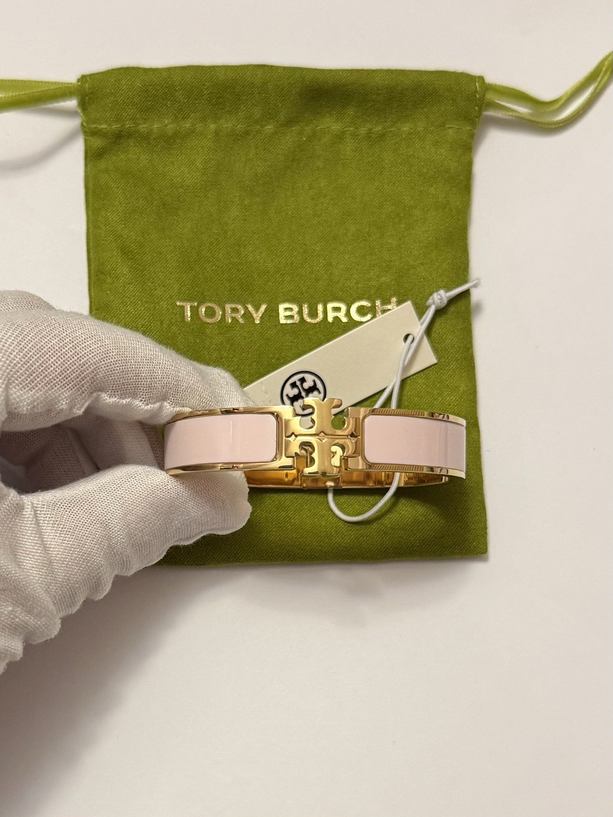 Tory Burch Kira Enameled Bracelet NWT Size Medium
