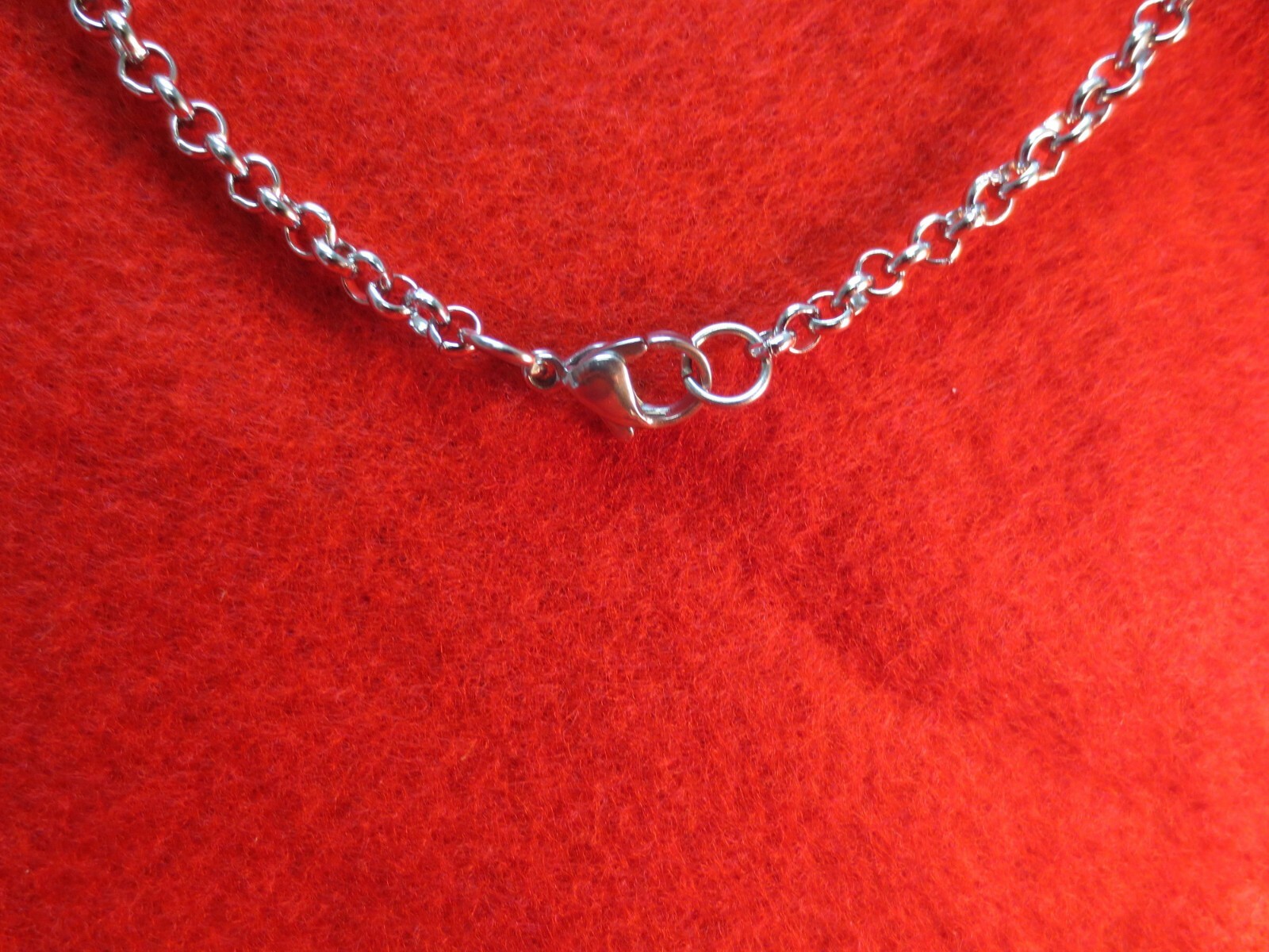 26 INCH SILVER STAINLESS STEEL 4MM ROLO LINK ROPE CHAIN NECKLACE