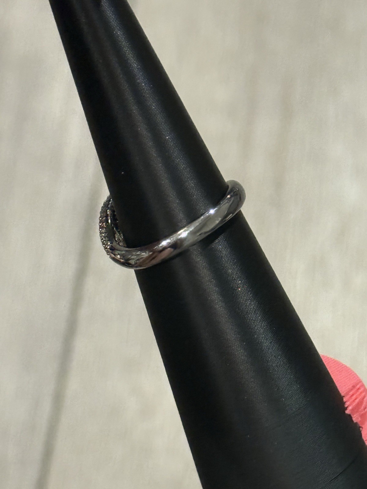 Bomb Party BP-June 2025 Birthday Ring-Size 9-Alexandrite-Hematite Plating