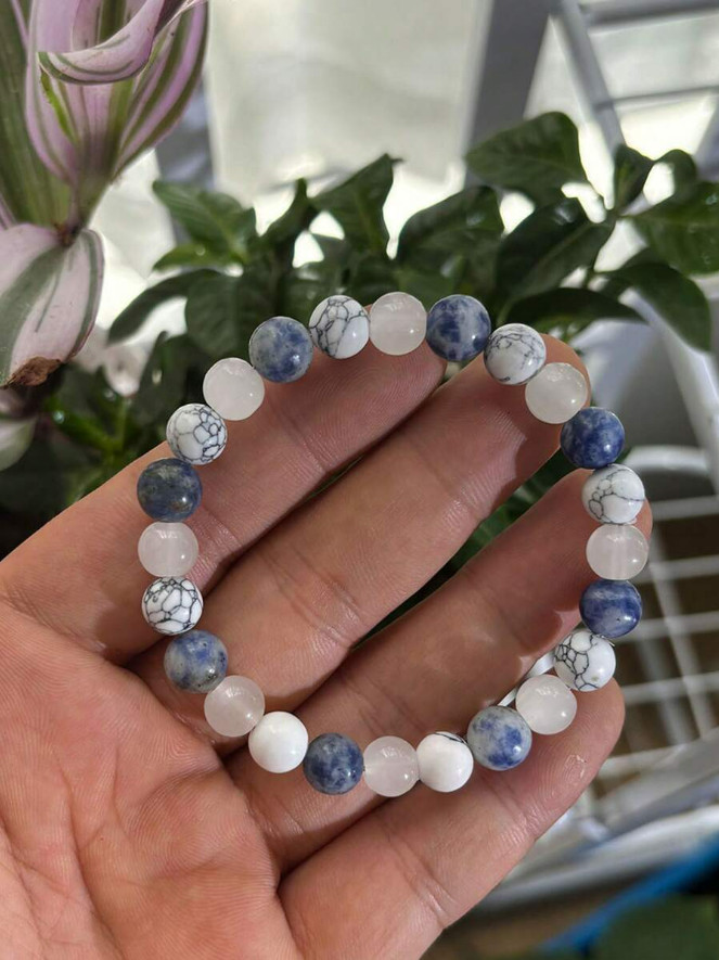 Classic Natural Stone Wealth Love Lucky Bracelets Bangle for Men and Women Gift