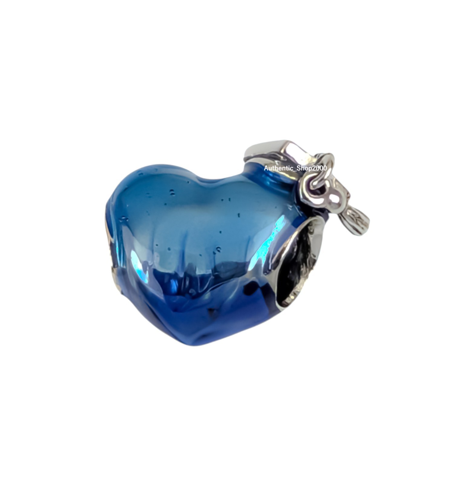 NEW 100% Authentic PANDORA 925 Blue 2026 Graduation Cap Heart Charm 794635C02