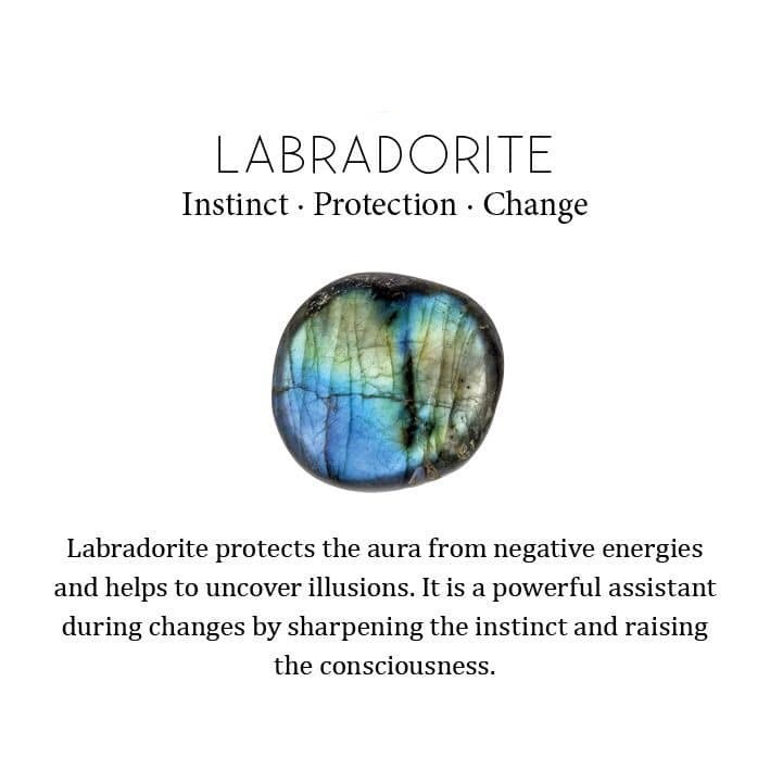 Copper Natural Labradorite Unique Wire Wrapped Handcrafted Wife Pendant Jewelry
