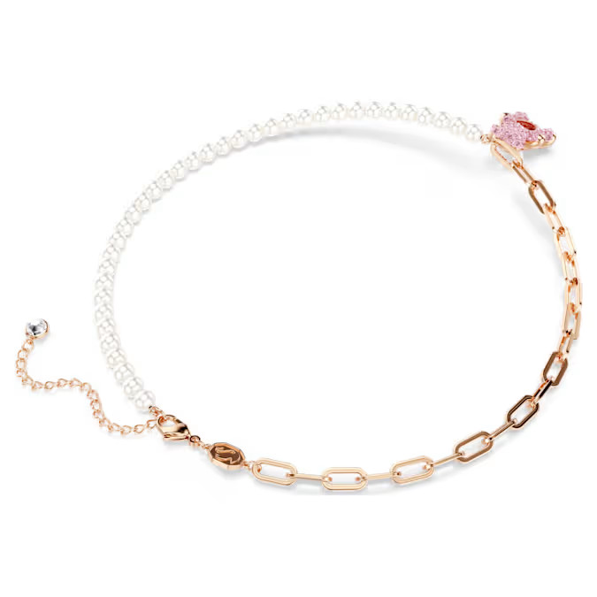 Swarovski Teddy Little Bear Necklace rhodium-plated
