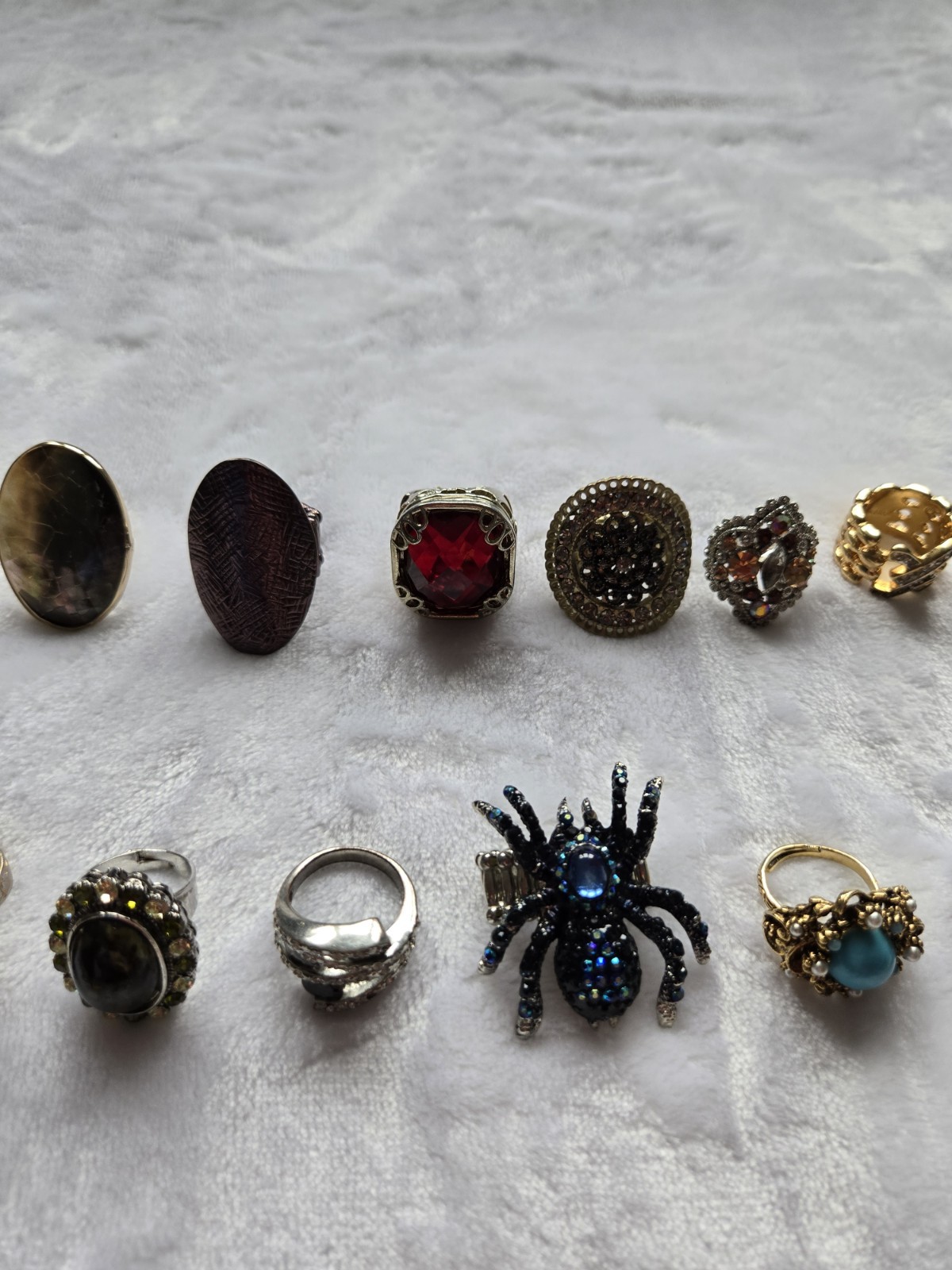 Huge Lot 55 Pc Mixed Rings Vintage to Modern Estate Jewelry Assorted Styles #02