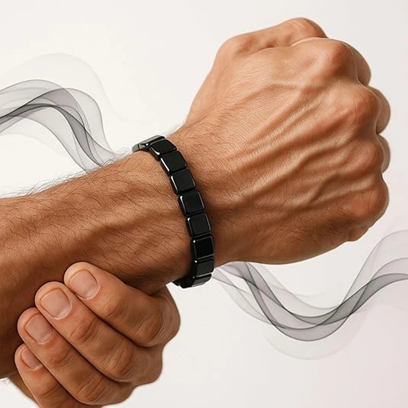 Hemys Hematite Bracelet for Men, 2025 New Hemios bracelet, Your Edge Confidence.
