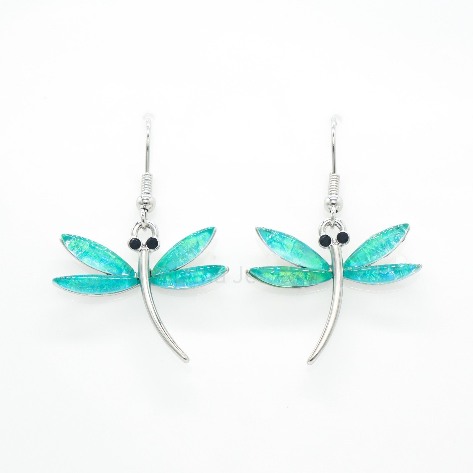 Resin Metal Alloy Hawaiian Fashion Dangle Hook Earrings – Dragonfly