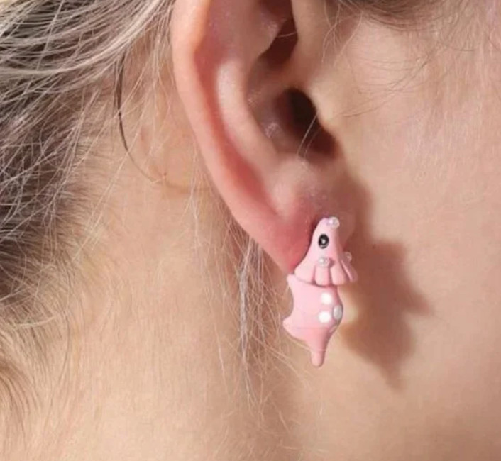 ❤️ FREE Dinosaur Boots Hipster Hippie Art Artsy Chic Glam Cartoon Hip Earrings