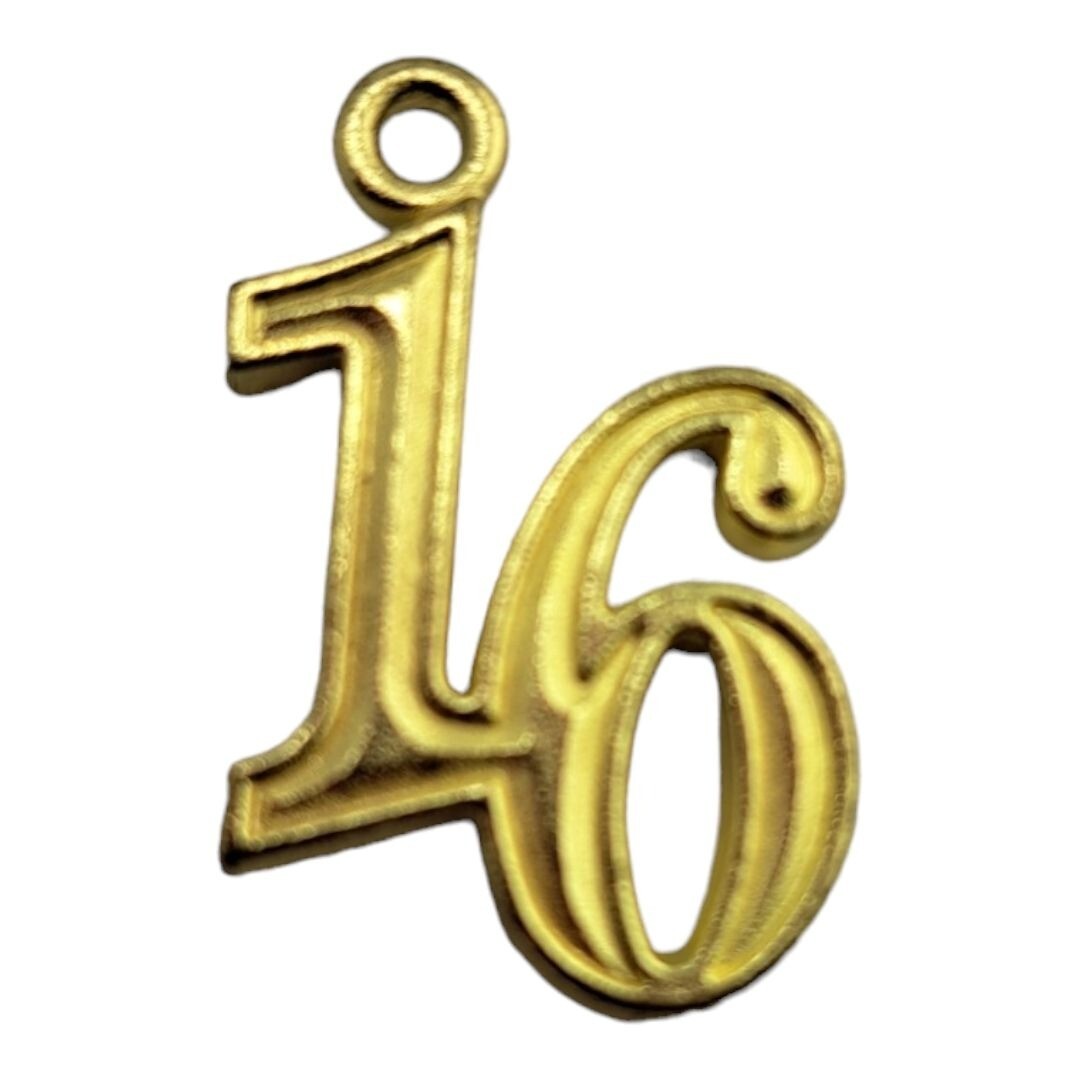 Graduation Tassel Pendant Golden Charm 2013 Jostens Grad, Celebration, Goal A