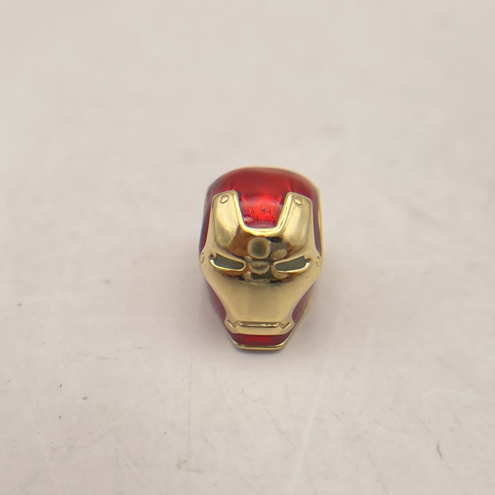 Pandora X Marvel Iron Man Helmet Glow In The Dark 14K Gold Plated Bead Charm