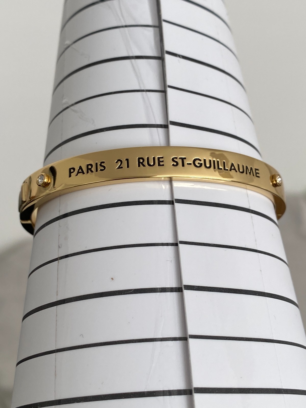 Karl Lagerfeld Rue St. Guillaume Bangle with Crystal from Swarovski