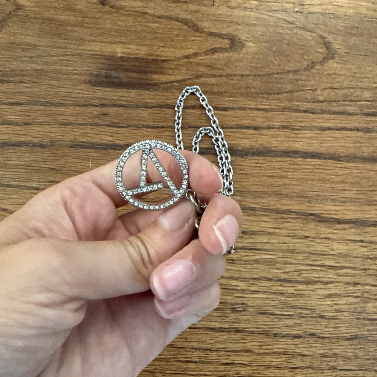 Lost General Anti-War Diamond Necklace Silver