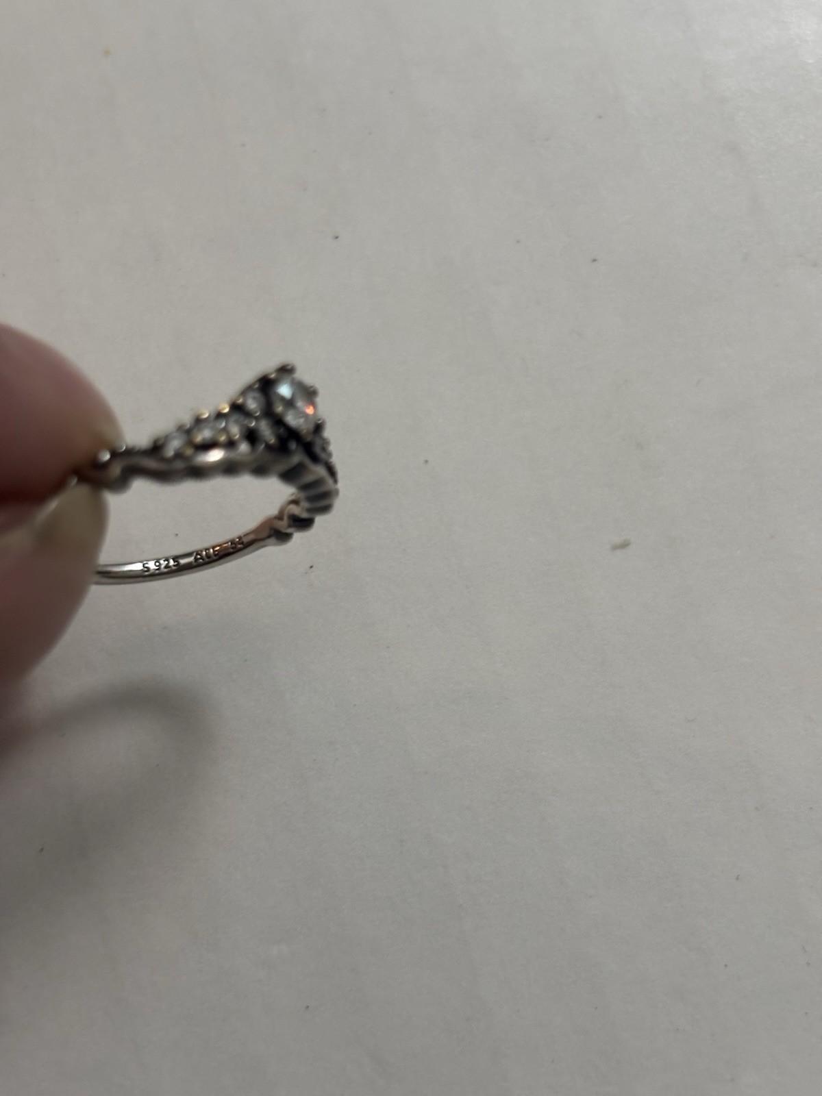 Sterling Silver Authentic Pandora Fairytale Pandora Tiara Ring 6.5
