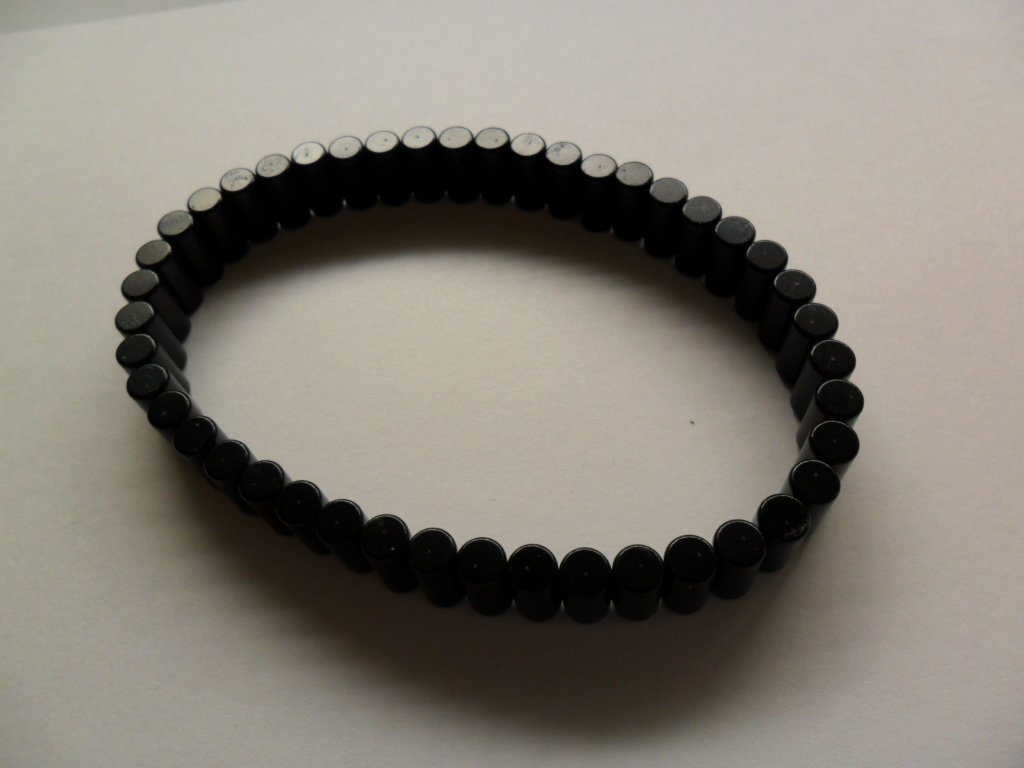 NEODYMIUM MAGNETIC THERAPY BRACELET – TWO IDENTICAL BRACELETS 5 X 12MM N38