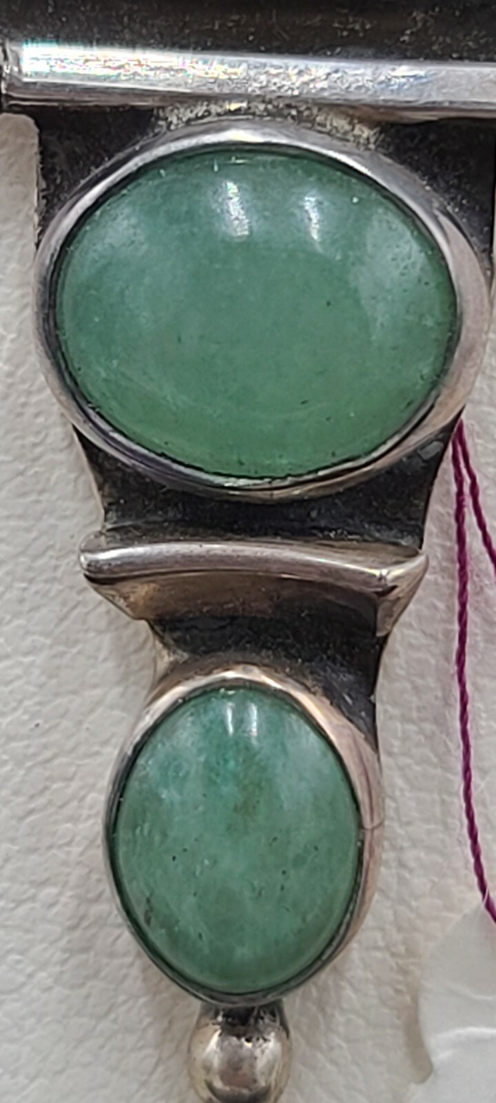 PENDANT & BROCH : TITANIUM DRUSY, AND GREEN ADVENTURINE.. I KNOW SICK RIGHT