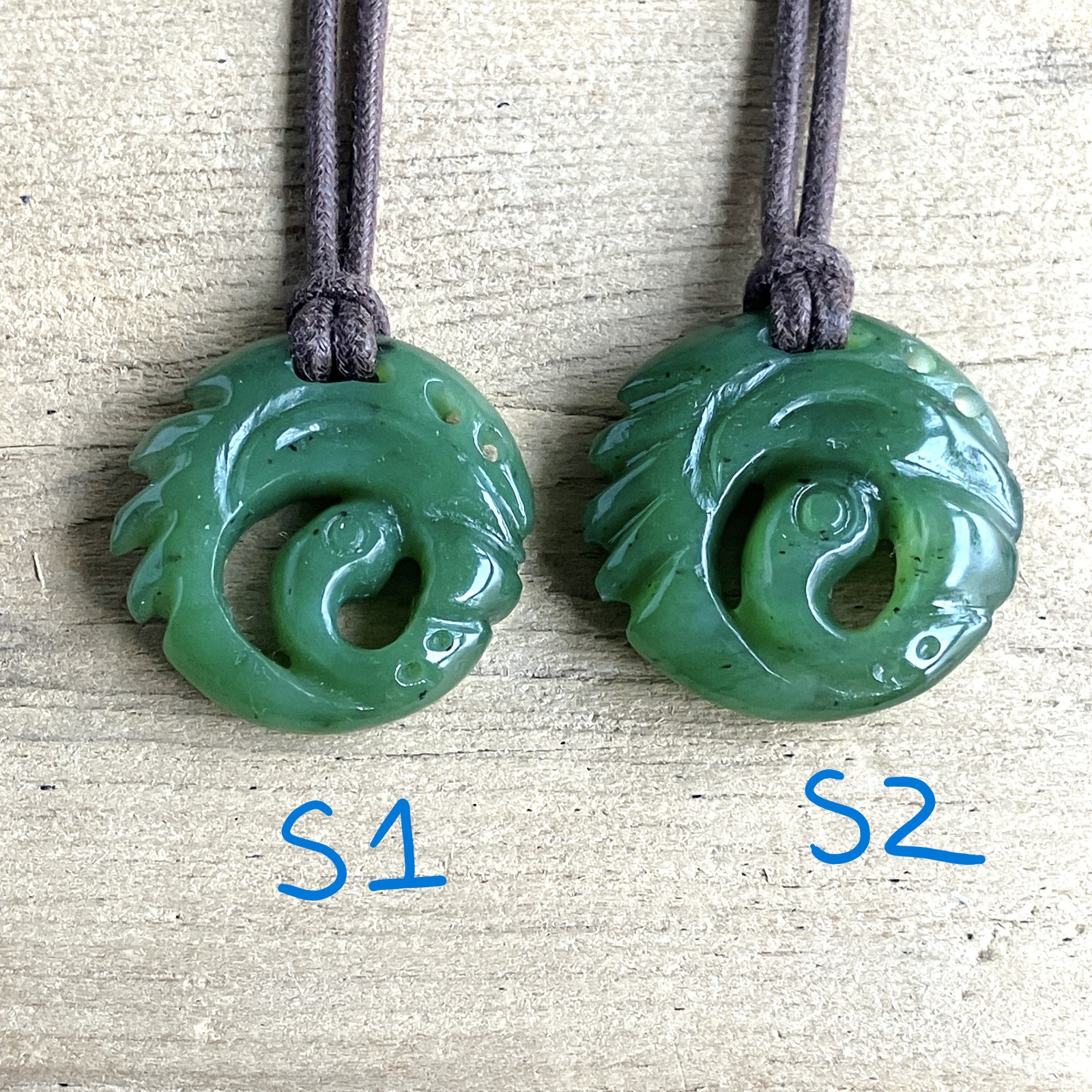 High Quality Real Jade Tomb Raider Lara Croft Necklace, Hand Carved, Shadow (S)