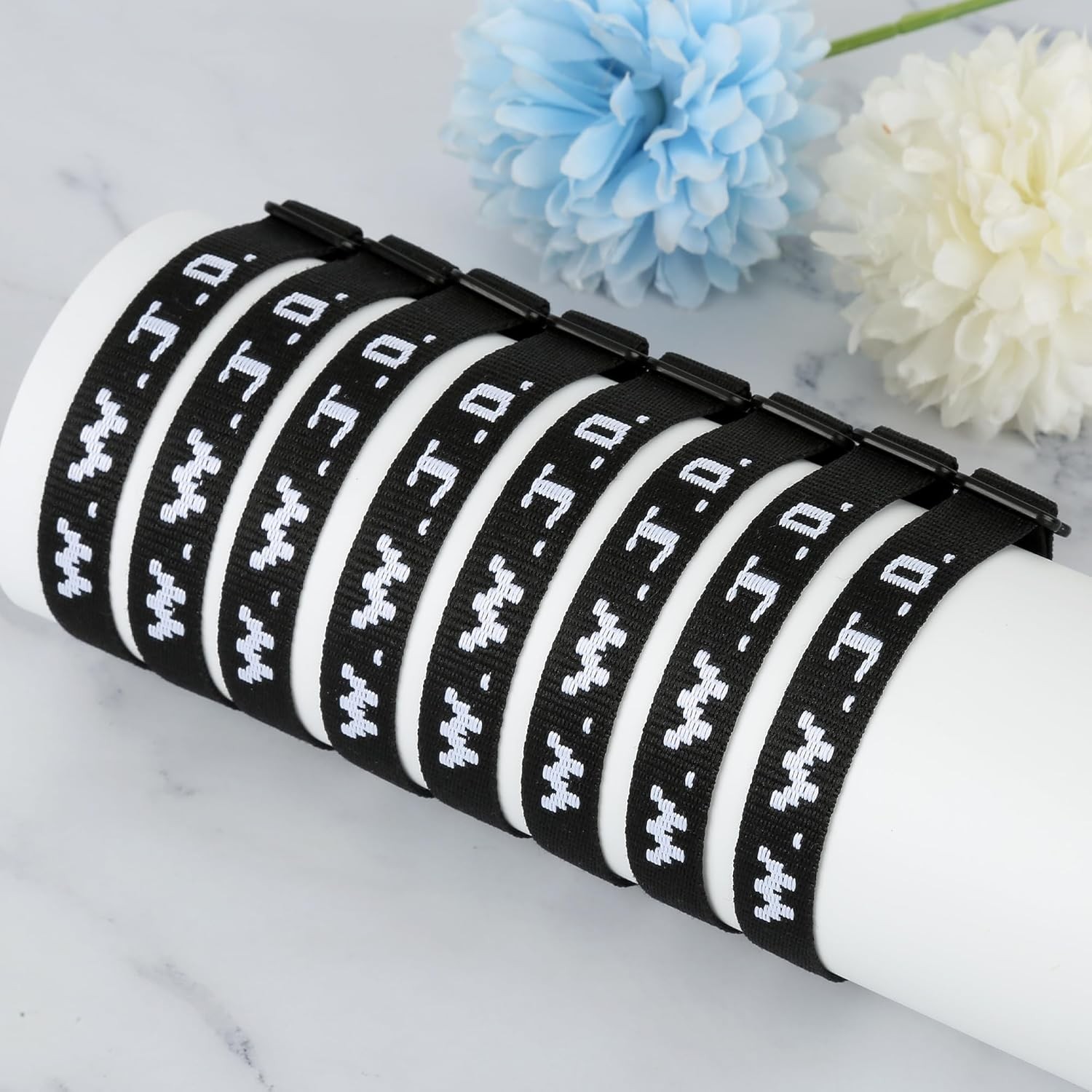 WWJD Christian Adjustable Jesus Wristband Bracelets for Women Men Jewelry Gifts